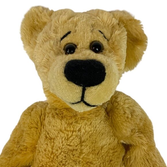 Teddy & Friends Sydney Australia Plush Bear Seated Big Paws Handmade In China - Picture 2 of 8